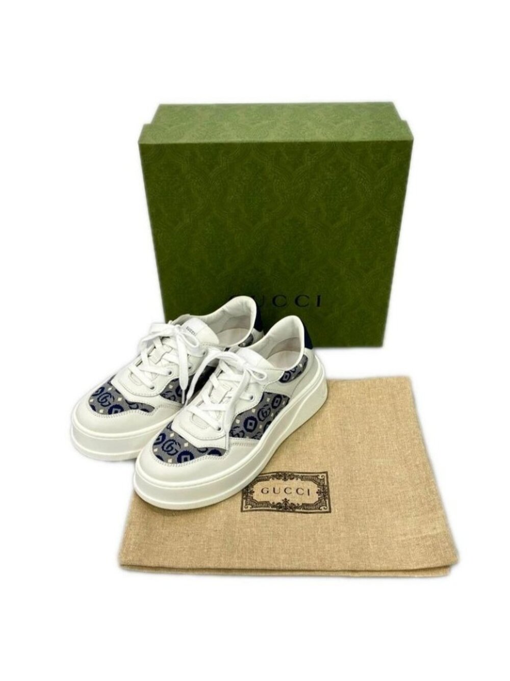 Gucci Low Cut Sneakers Kids Size 32 - Picture 8 of 8